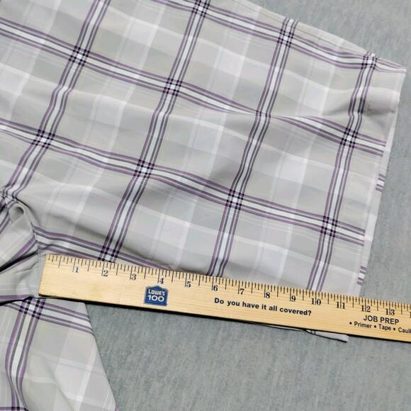 Nike Golf Dri-Fit Shorts Men's 40 x 12" Plaid Performance Stretch Lightweight - Picture 10 of 15